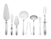 An American Silver Flatware Service