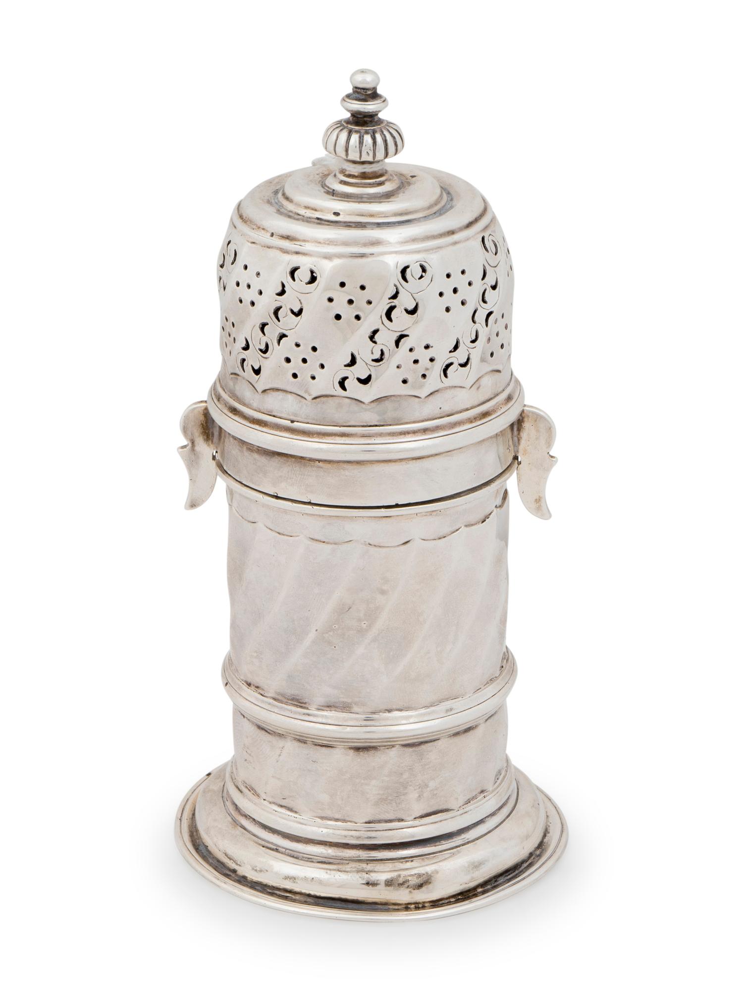 A Victorian Silver Sugar Caster — Charles Stuart Harris, London, 1895, Brittania Standard