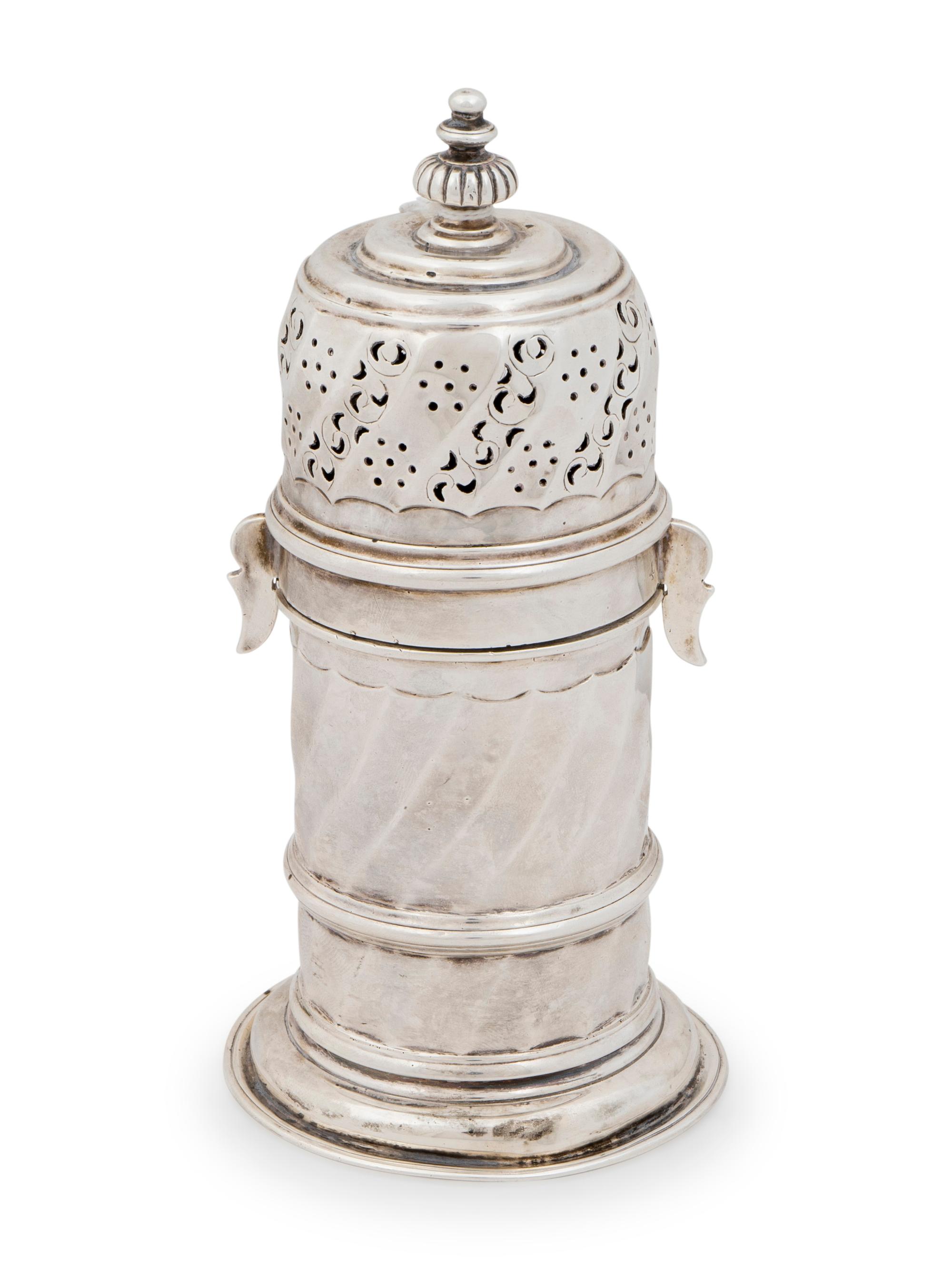 A Victorian Silver Sugar Caster — Charles Stuart Harris, London, 1895, Brittania Standard