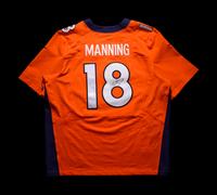 A Peyton Manning Signed Nike On Field Denver Broncos Football Jersey,