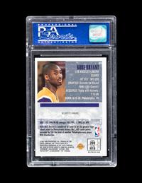 A 1996-97 Topps Finest Refractor With Coating Kobe Bryant Rookie Basketball Card No. 269 (PSA 9 MINT)