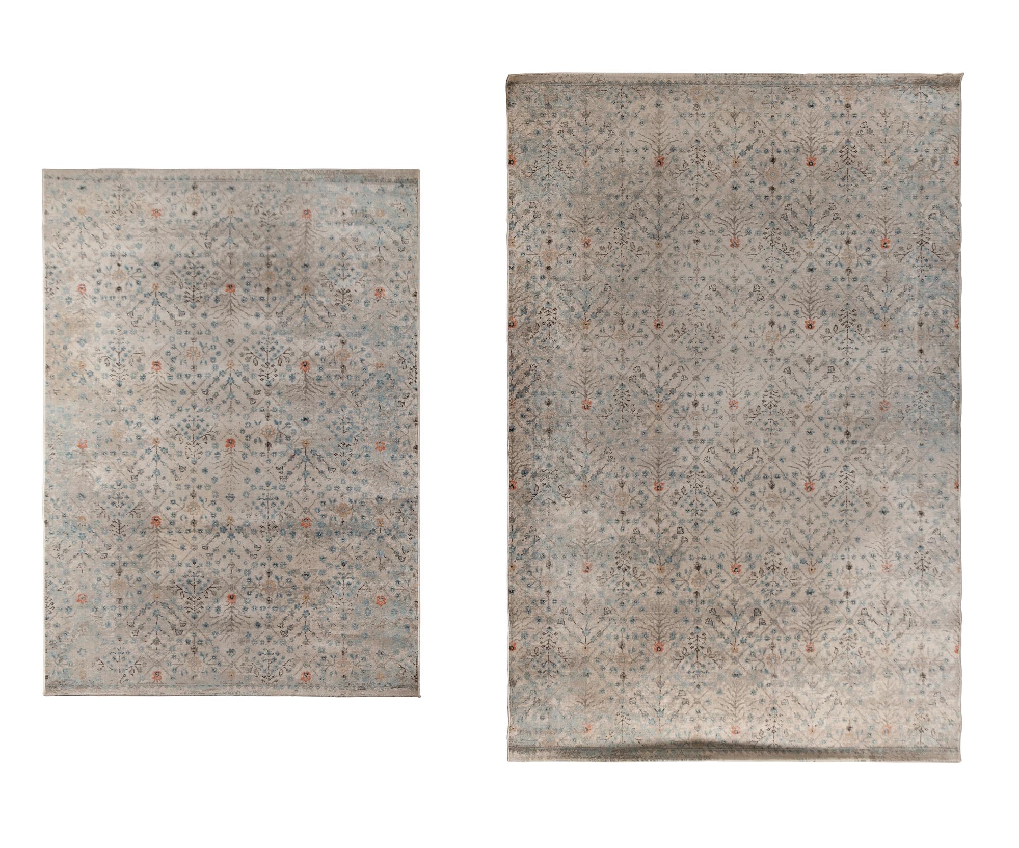 Two Contemporary Oushak Rugs