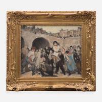 Robert Spencer (American, 1879-1931) - Study for 'The Seed of Revolution'