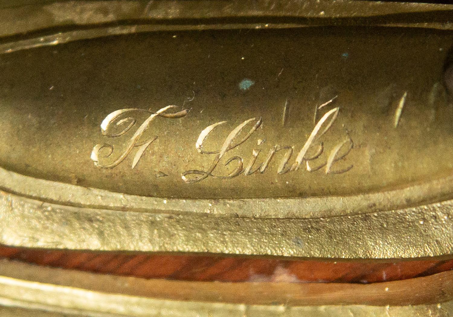 A Louis XV Style Gilt Bronze Mounted Kingwood Flip-Top Table by François Linke