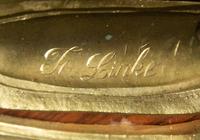 A Louis XV Style Gilt Bronze Mounted Kingwood Flip-Top Table by François Linke