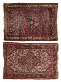 Two Persian Wool Mats