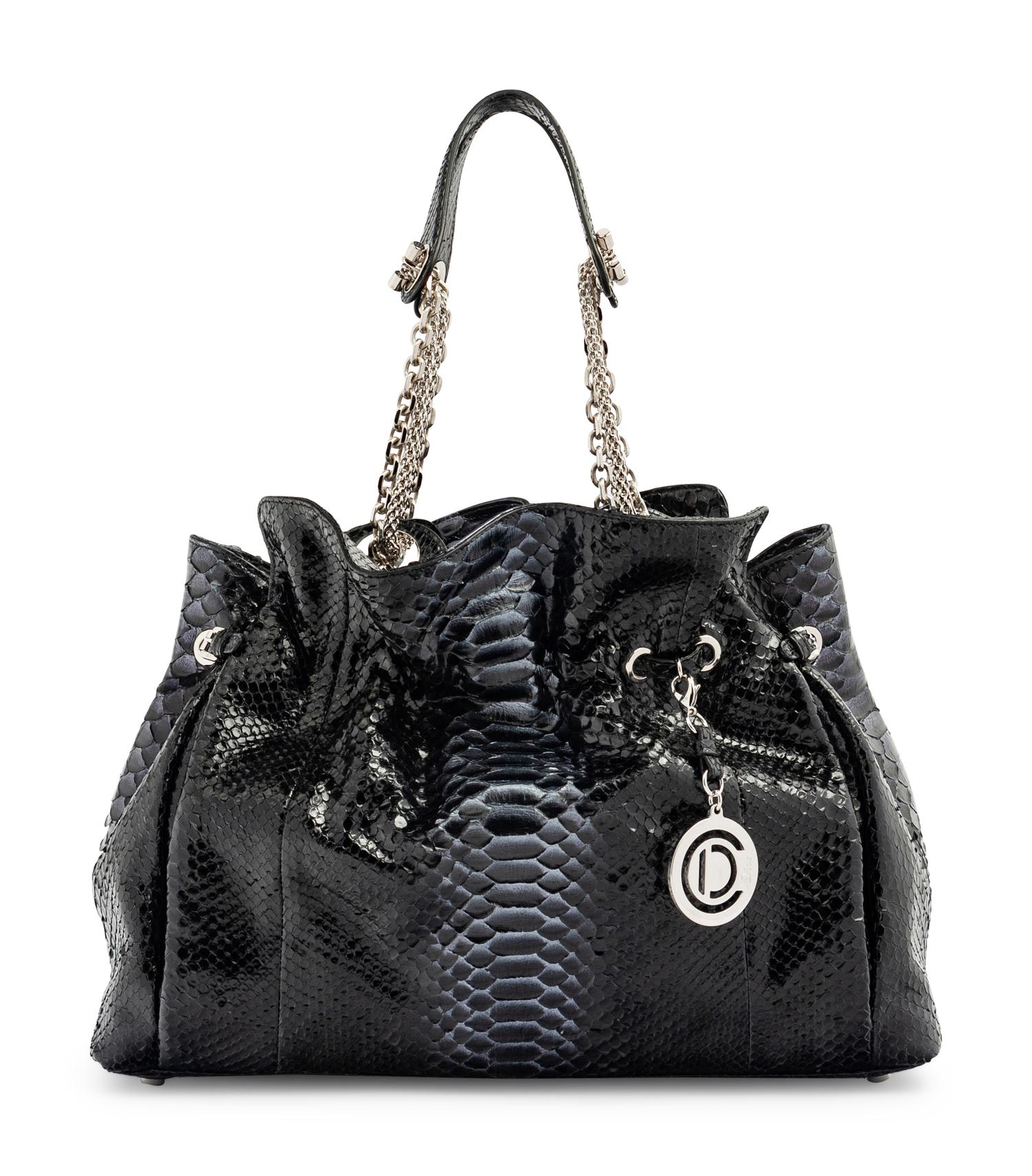 Christian Dior Black Python Le Trente Bag, 2010