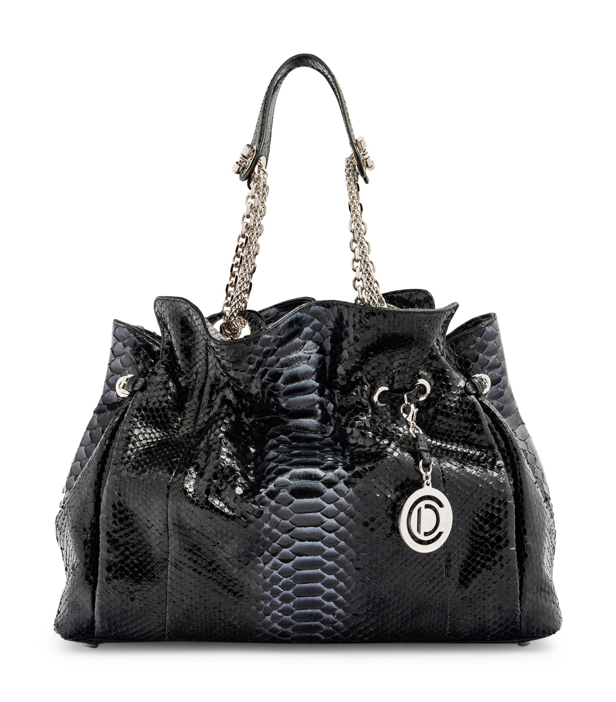 Christian Dior Black Python Le Trente Bag, 2010