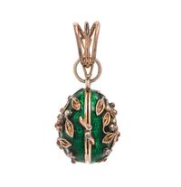 ENAMEL HINGED EGG PENDANT