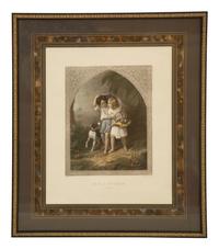 Three French Hand Colored Engravings from Paul & Virginie