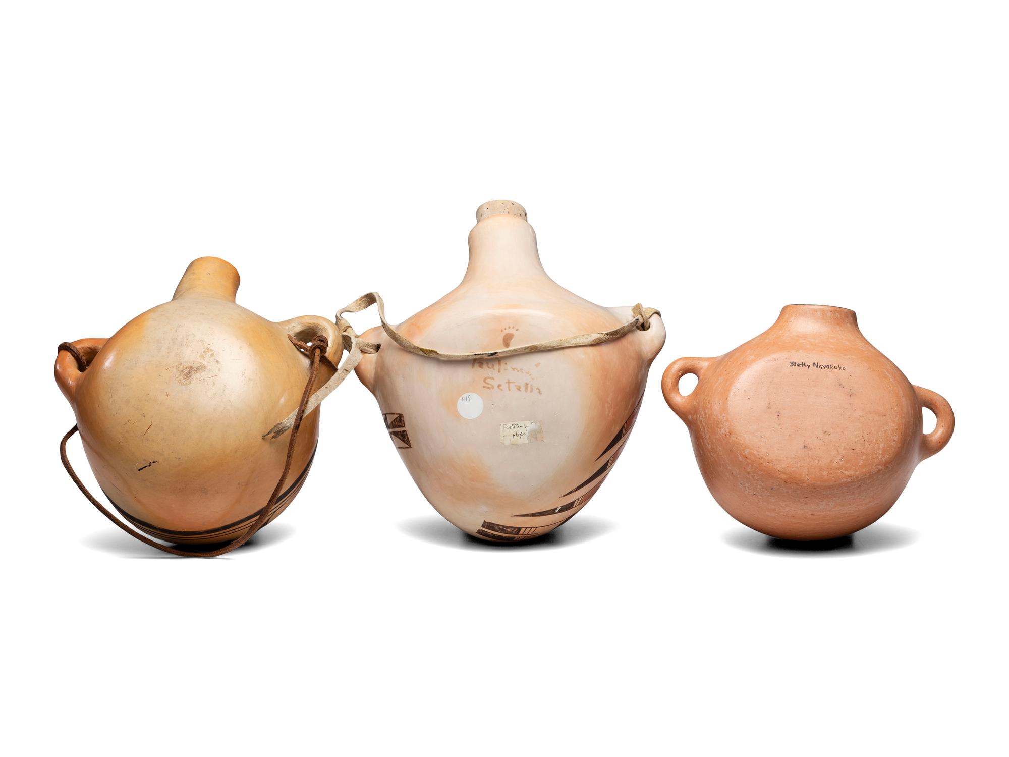Hopi Pottery Canteens