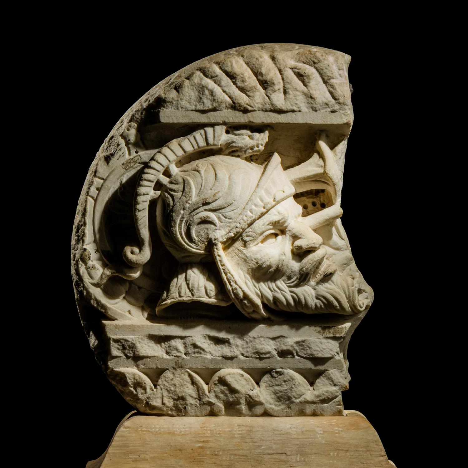 A Double-Sided Renaissance Marble Fragment
