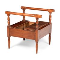 A Federal Cherrywood Hutch Table