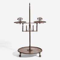 Samuel Yellin A Dual Adjustable-Arm Candlestick, 1935