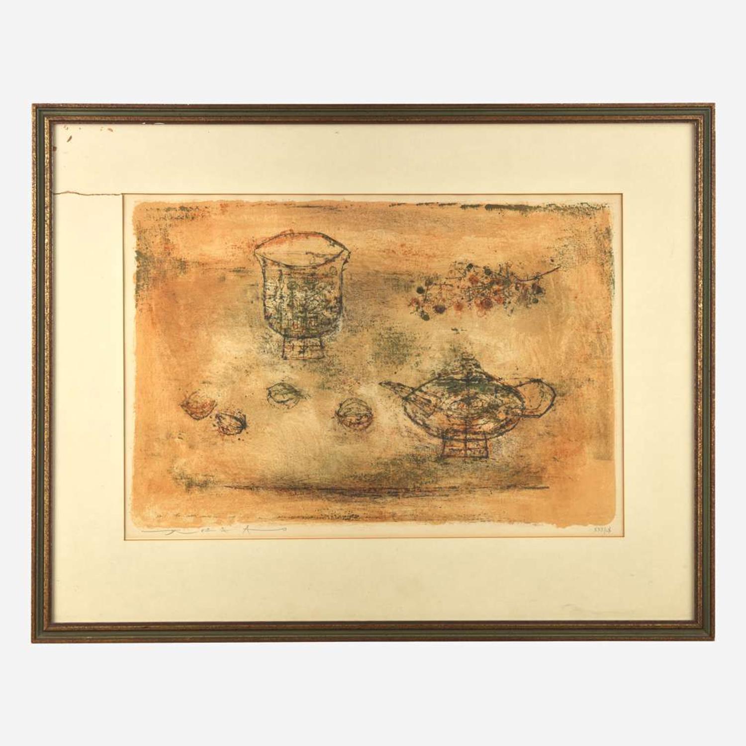 Zao Wou-Ki (Chinese/French, 1920-2013) La Théière (The Tea Pot)
