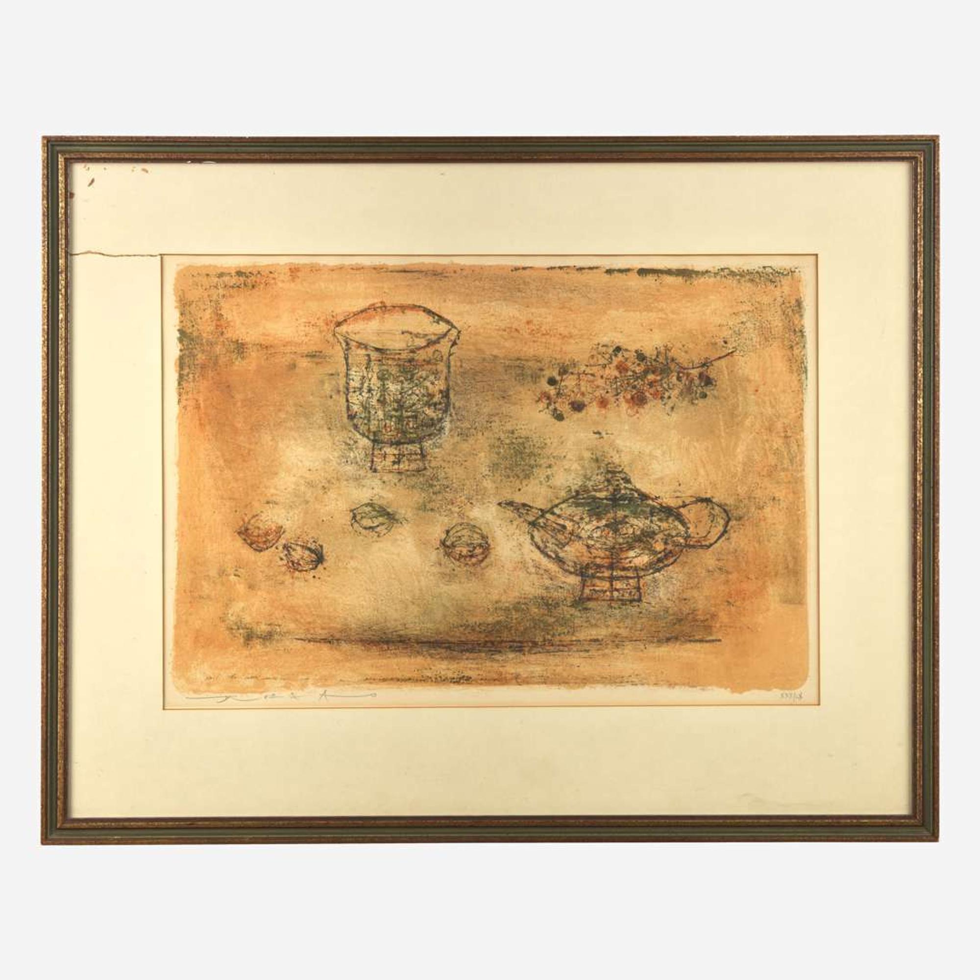 Zao Wou-Ki (Chinese/French, 1920-2013) La Théière (The Tea Pot)