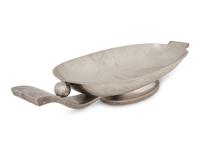 A Tango Aceves Mexican Modernist Silver Centerpiece Bowl — Taxco, Mid-20th Century