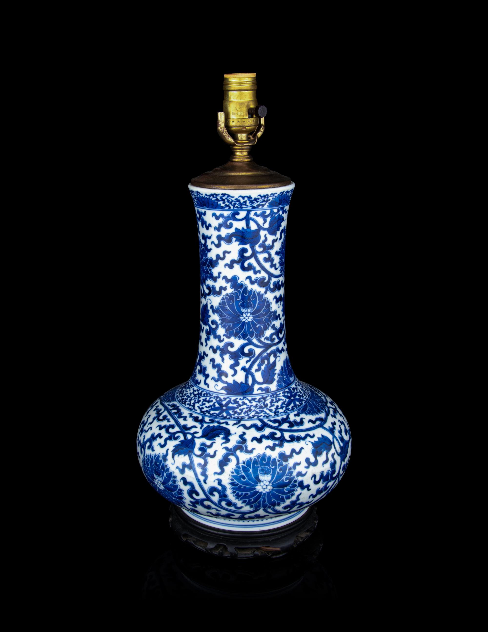 A Blue and White Porcelain Vase