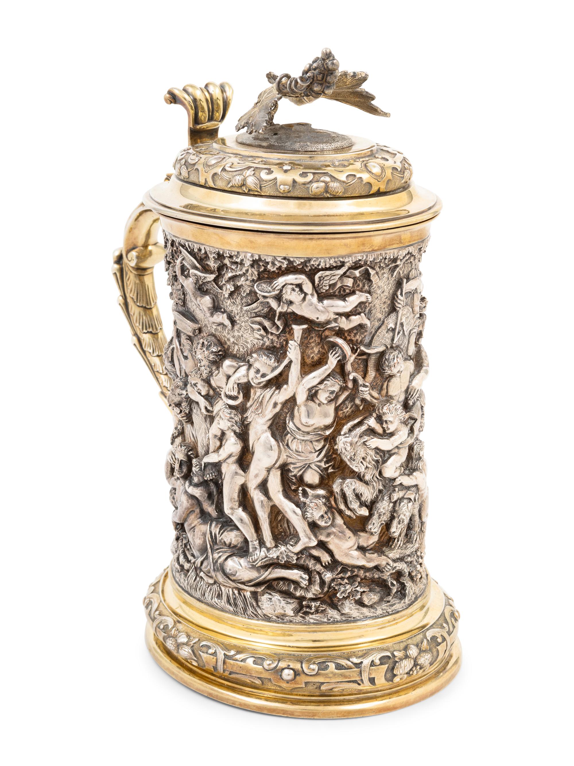 An English Silver-Plate Tankard
