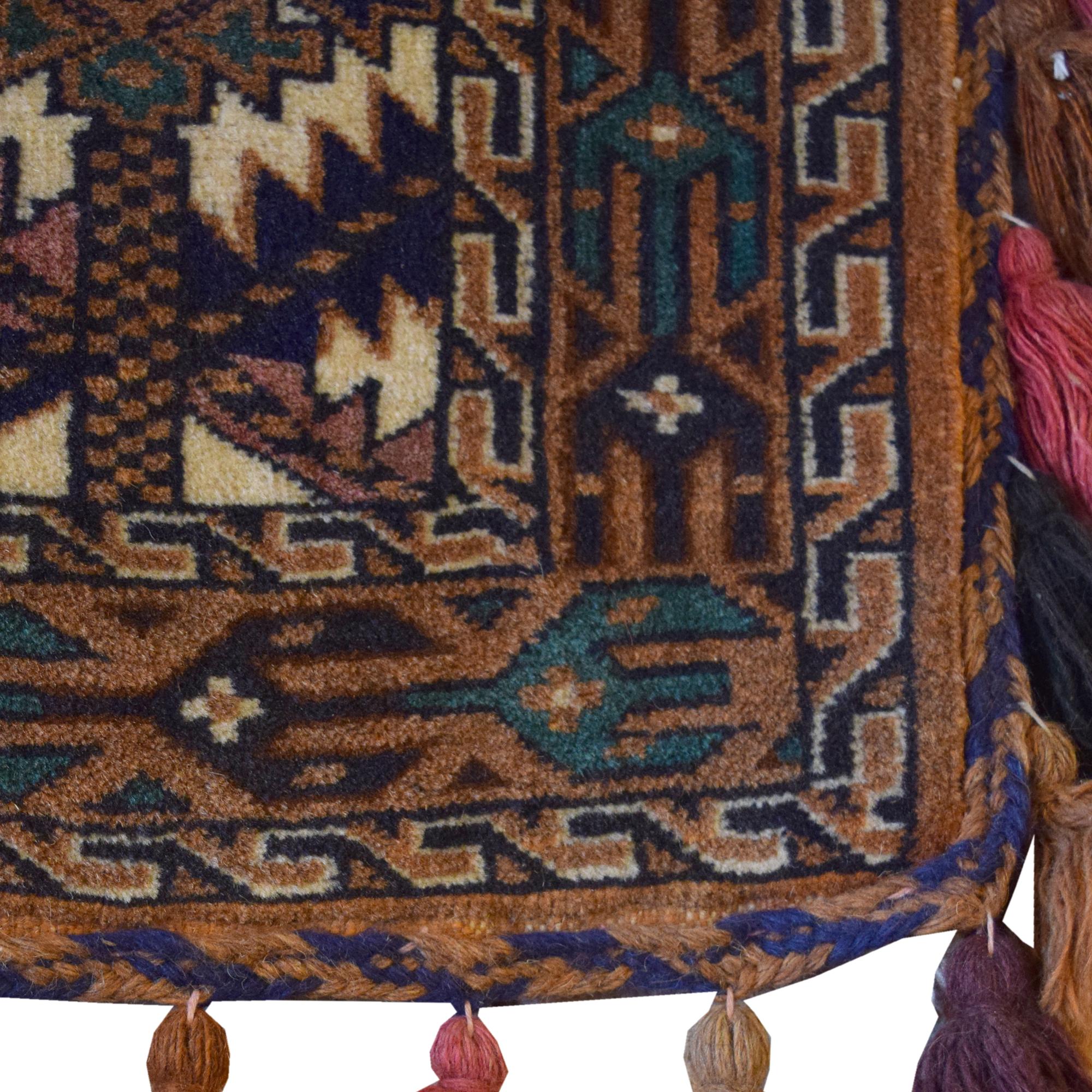 A Camel Saddle Blanket 44" W x 40" H — Iran, 20th Century