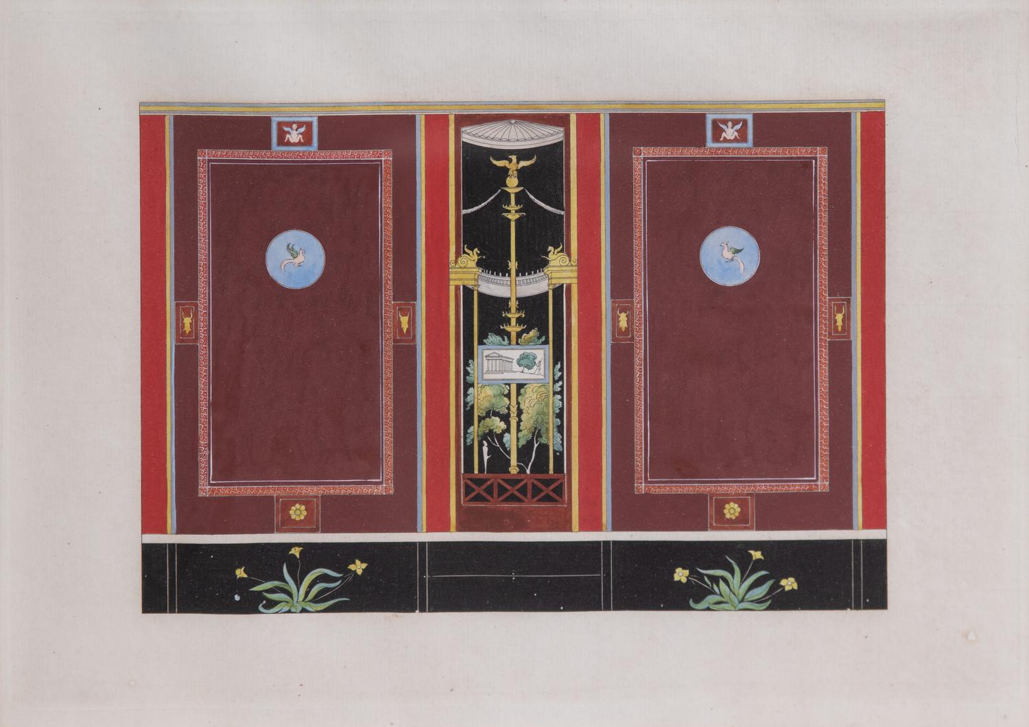 A Collection of Hand-Colored Engravings by Jules Frederic Bouchet Framed 20 3/4 x 16 3/4 inches. — (French, 1799-1860)