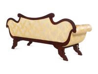 A Classical Style Carved Mahogany Swan-Foot Sofa