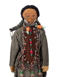Beaded Hide Dolls