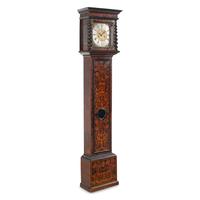 A William and Mary Walnut and Marquetry Tall Case Clock
