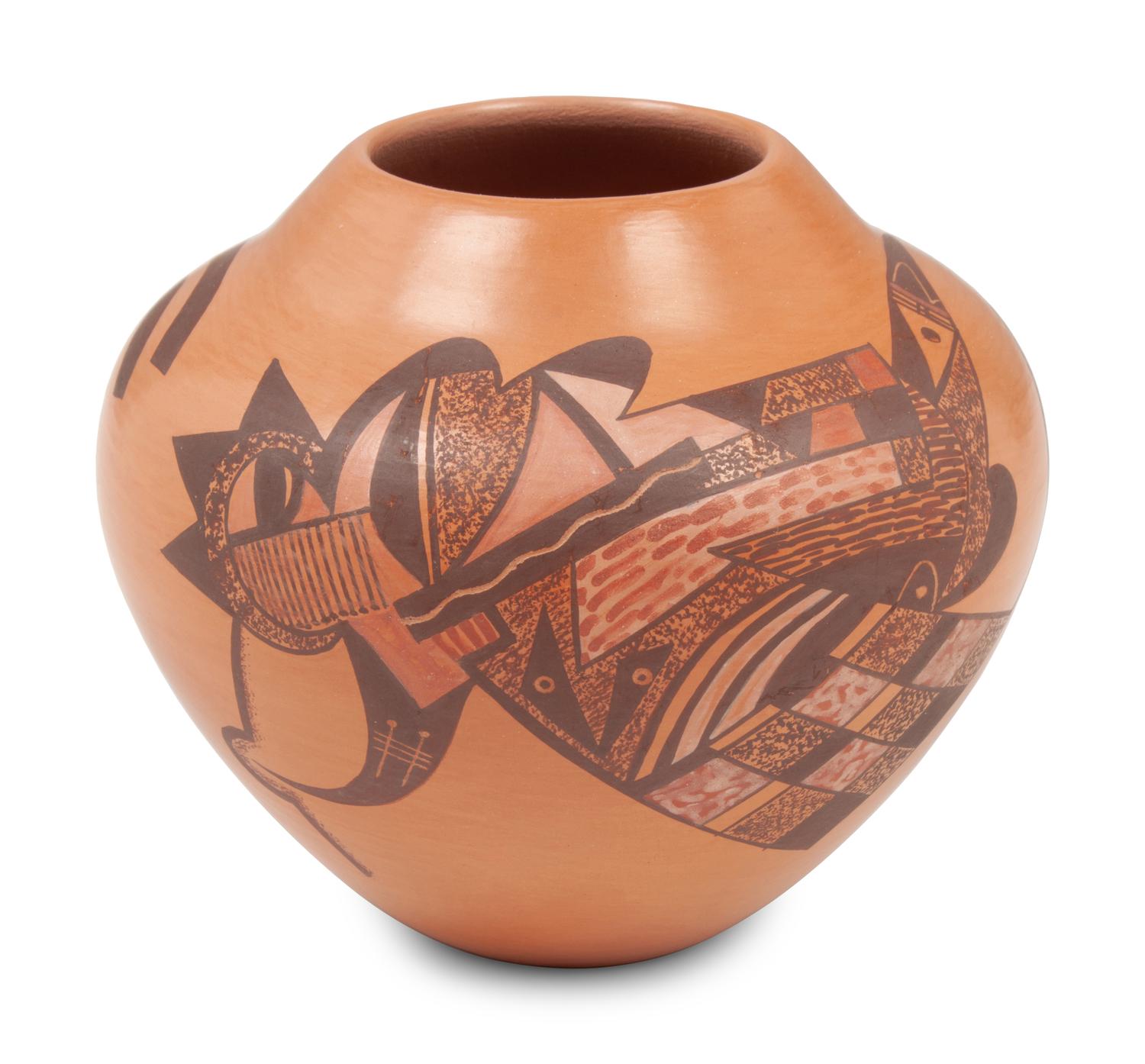 Polychrome Pottery Jar