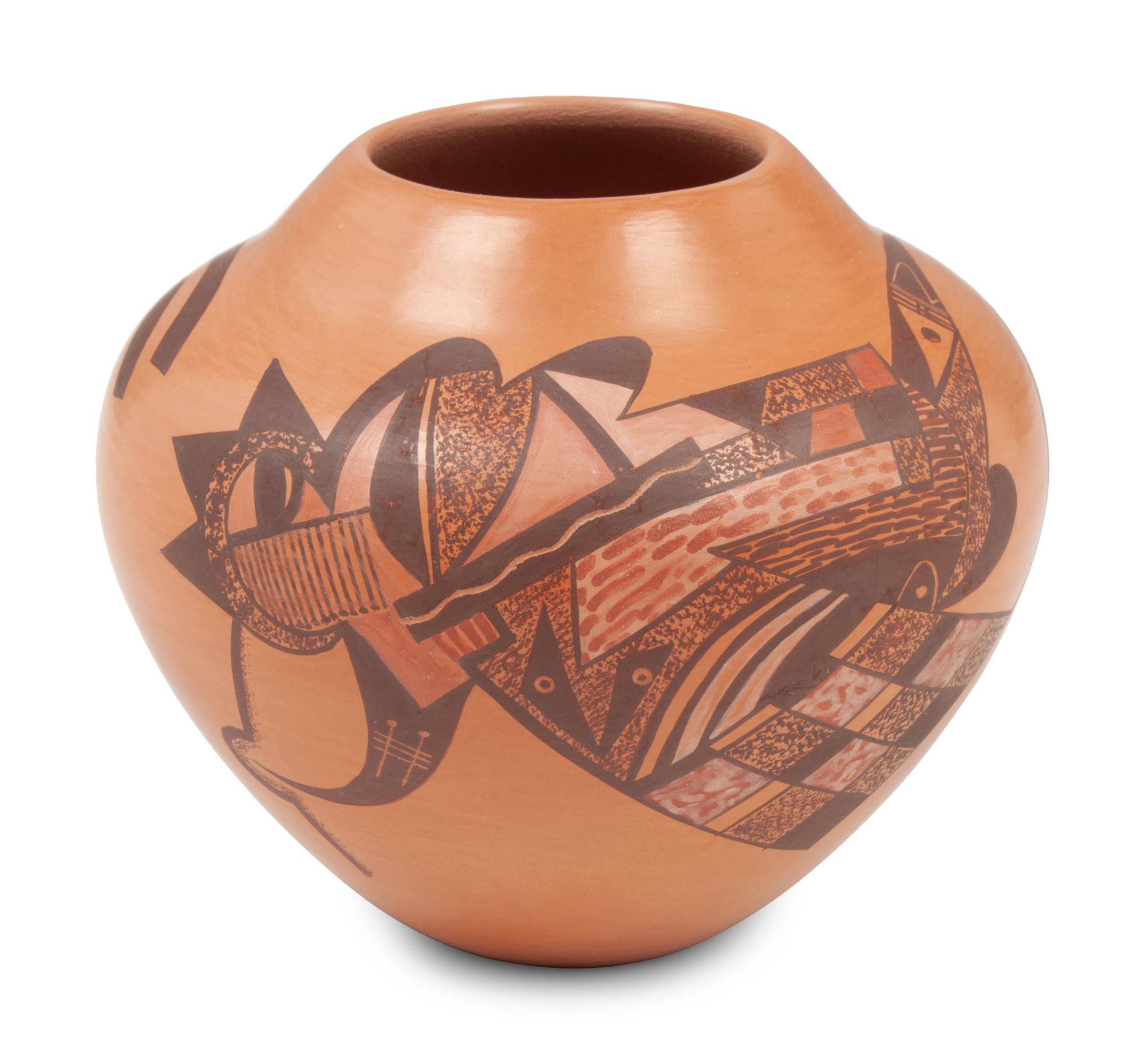 Polychrome Pottery Jar