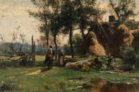 Normandy Farm Scene