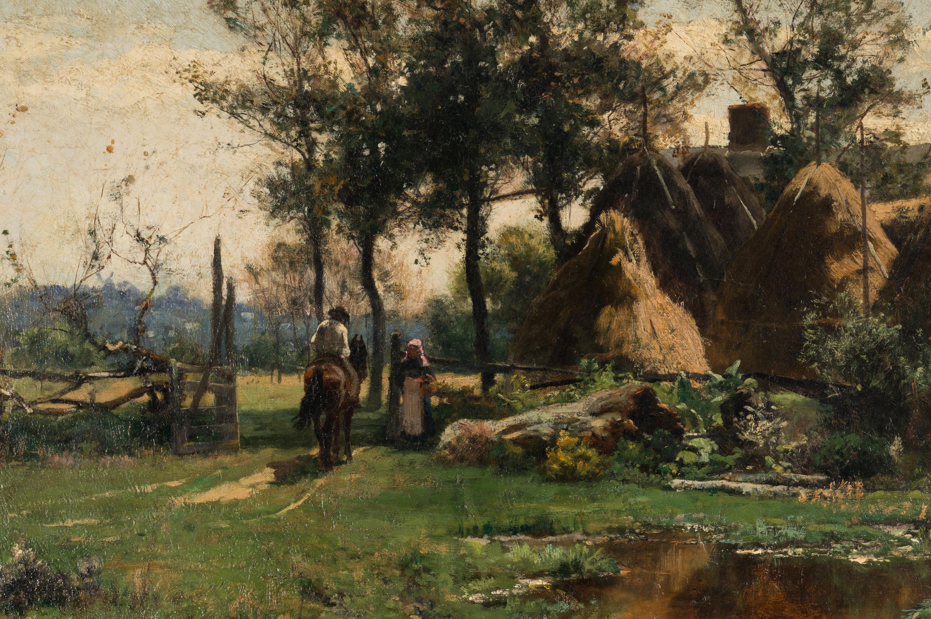 Normandy Farm Scene