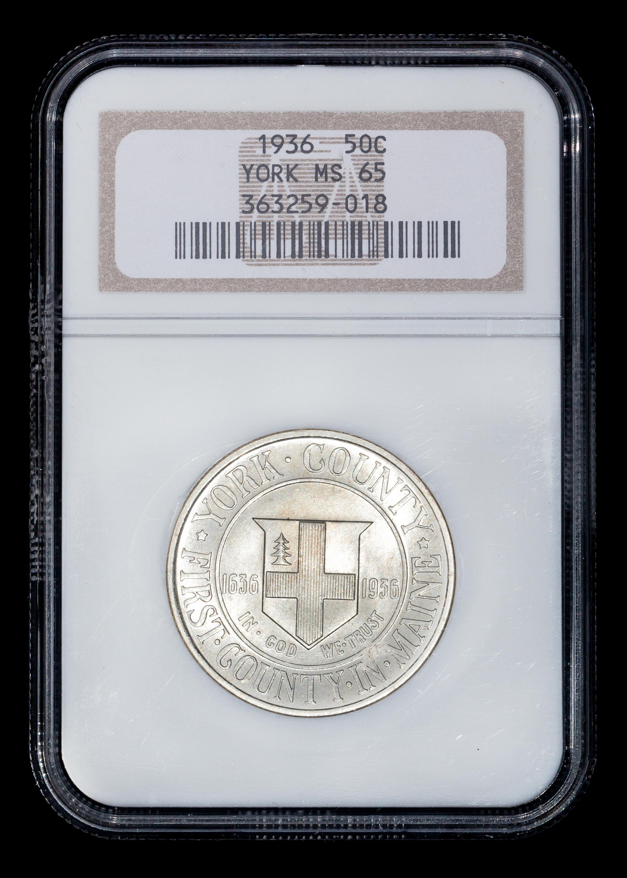 A United States 1936 York County Commemorative 50c Coin