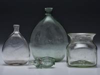 Four Early Blown Glass Vessels