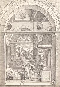 Albrecht Dürer (German, 1471–1528) — The Annunciation (from Life of the Virgin ), ca. 1503