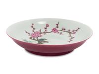 A Chinese Famille Rose Porcelain 'Birds and Peonies' Plate