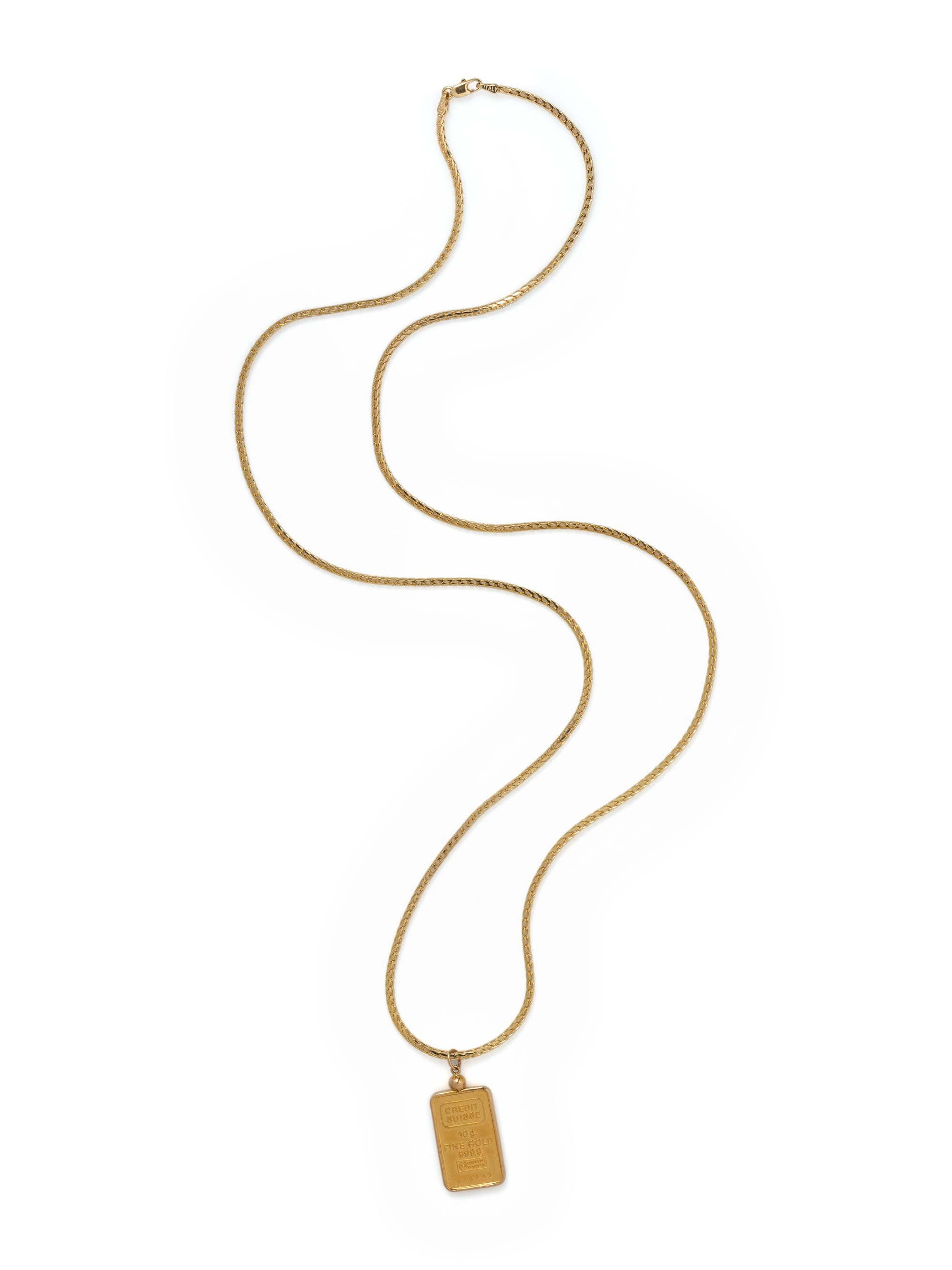 YELLOW GOLD PENDANT/NECKLACE