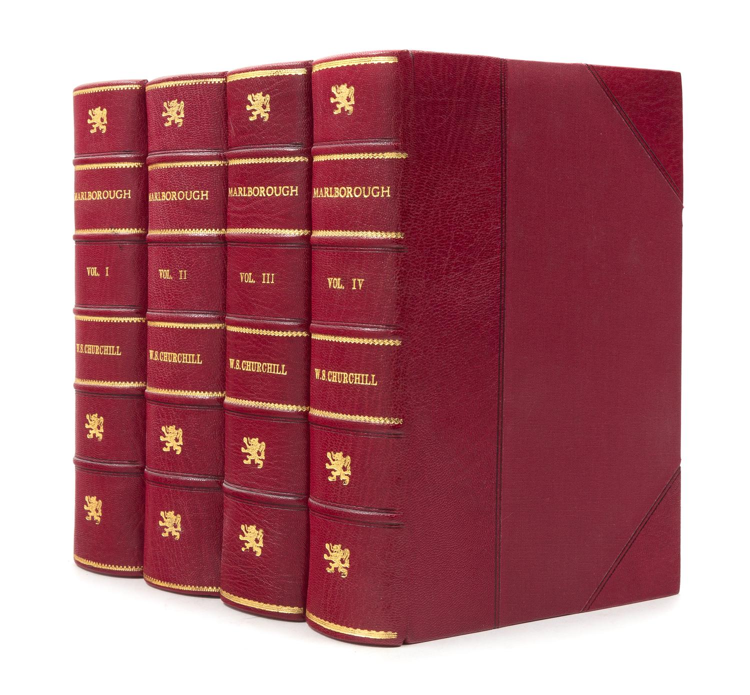 CHURCHILL, Winston L.S., Sir (1874-1965). Marlborough, his Life and Times. London: George G. Harrap, 1933-1938. FIRST EDITION.