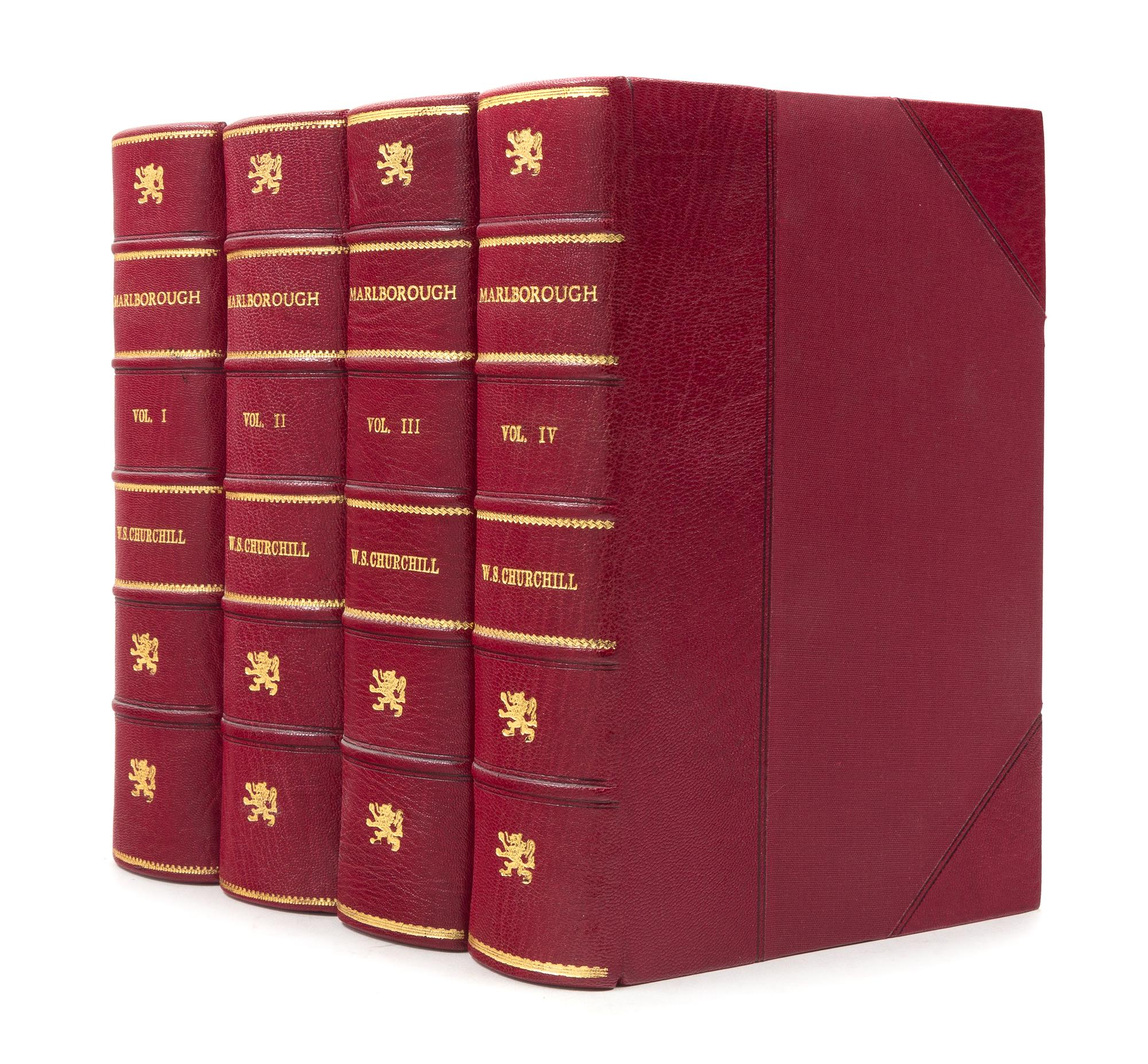 CHURCHILL, Winston L.S., Sir (1874-1965). Marlborough, his Life and Times. London: George G. Harrap, 1933-1938. FIRST EDITION.