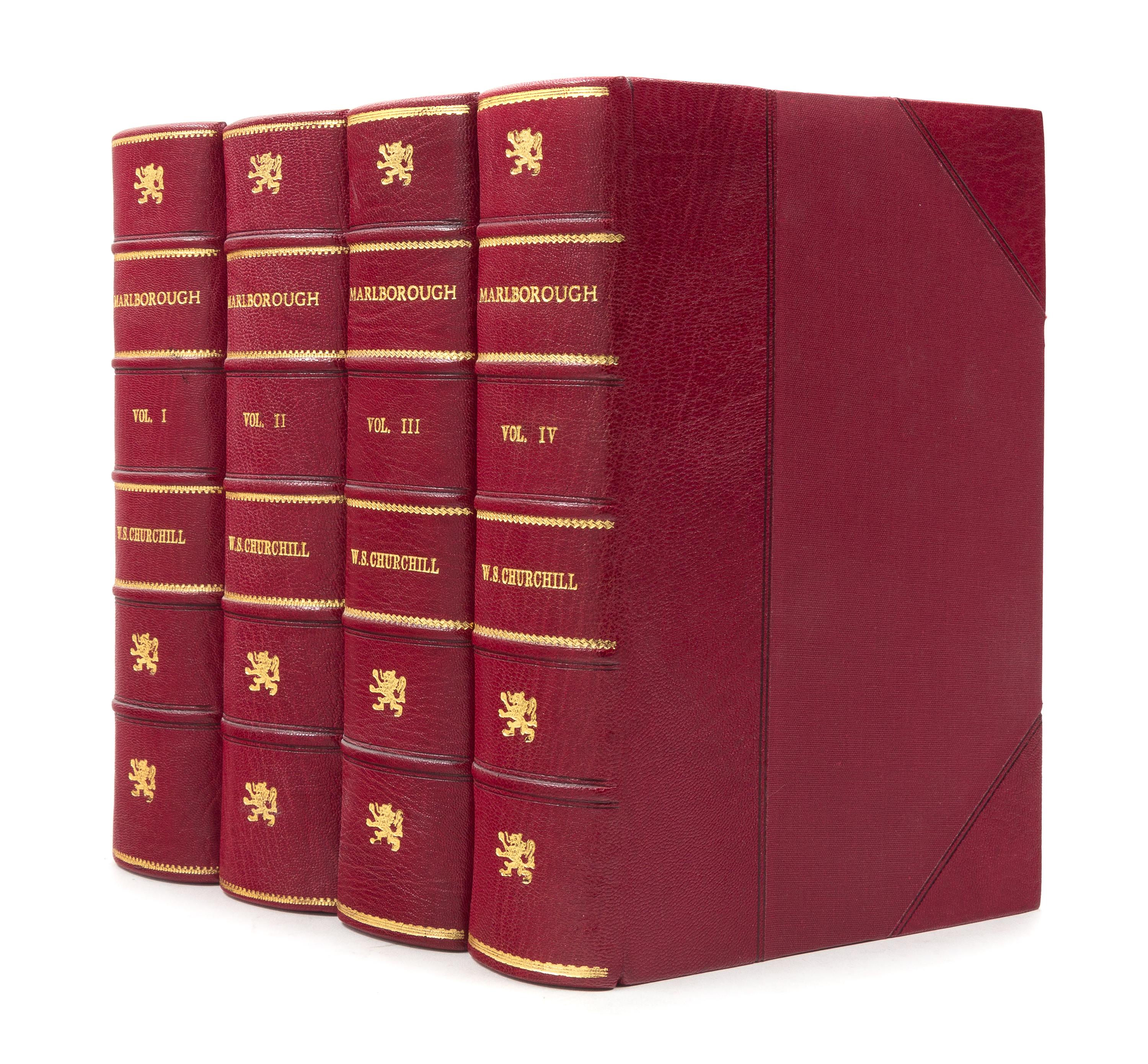 CHURCHILL, Winston L.S., Sir (1874-1965). Marlborough, his Life and Times. London: George G. Harrap, 1933-1938. FIRST EDITION.