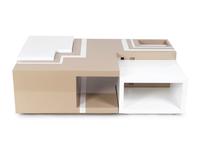 A Contemporary Three-Part Modular Lacquered Coffee Table — 21ST CENTURY