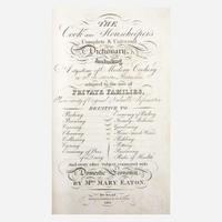 [Food & Drink] Group of 12 18th and 19th Century Titles on Cooking and Housekeeping