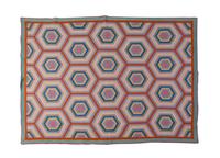 An American Op Quilt, 90 3/4 x 72 3/4 inches.
