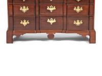 A Chippendale Shell-Carved Mahogany Block-Front Slant-Front Desk