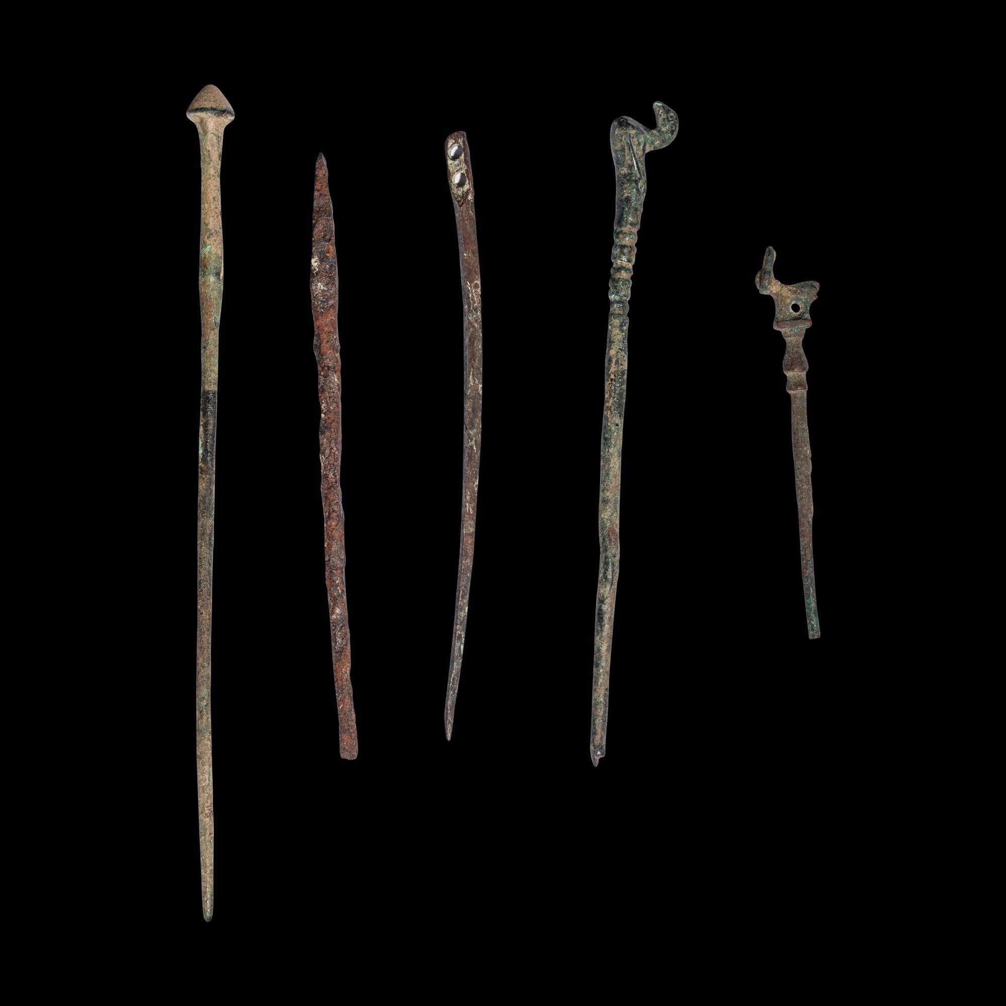 Fourteen Greco-Roman Bronze Utilitarian Objects