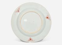 A Chinese famille rose-decorated "horses" dish, Yongzheng period 粉彩雙駿盤 清 雍正