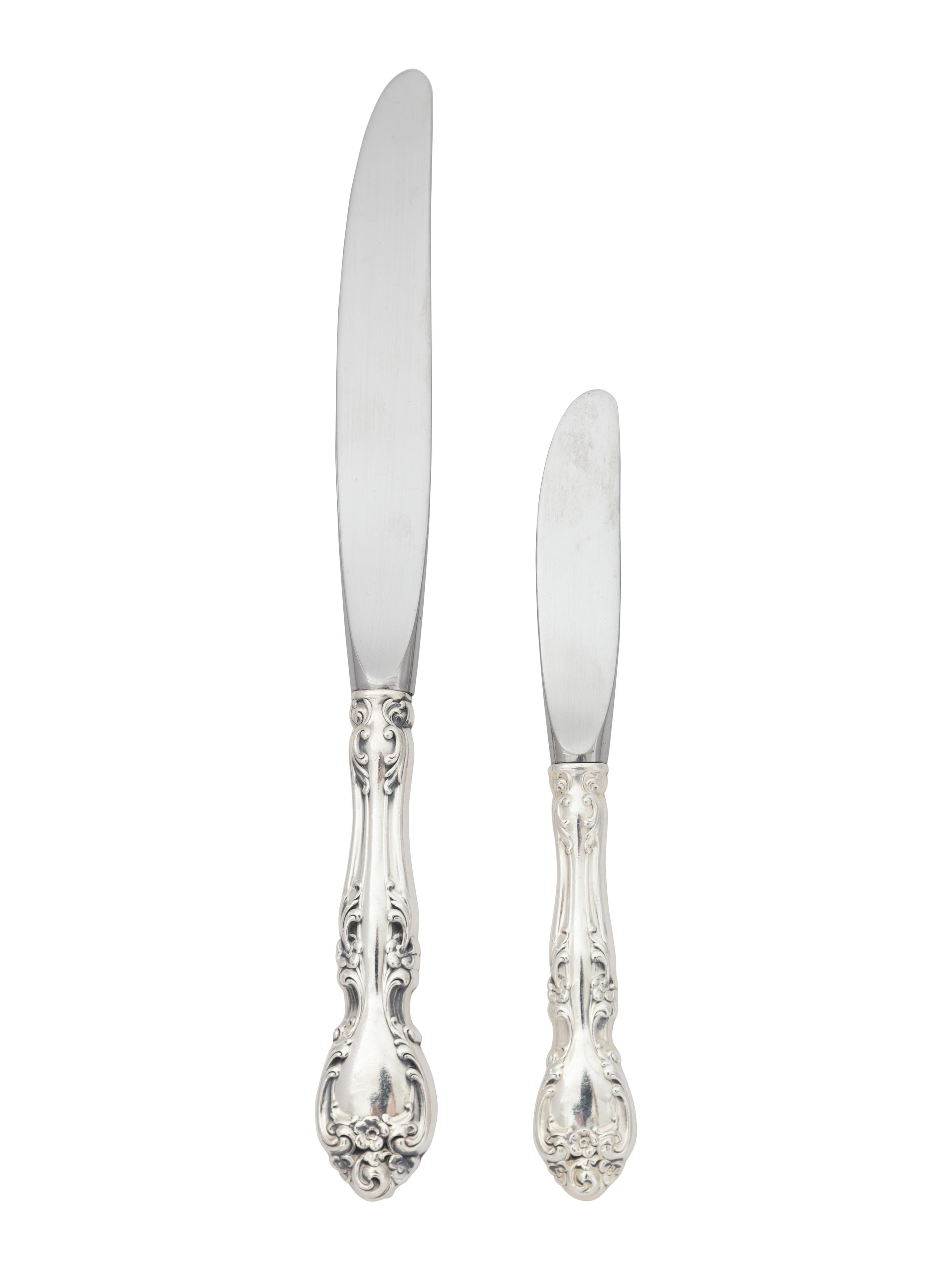An American Silver Flatware Service