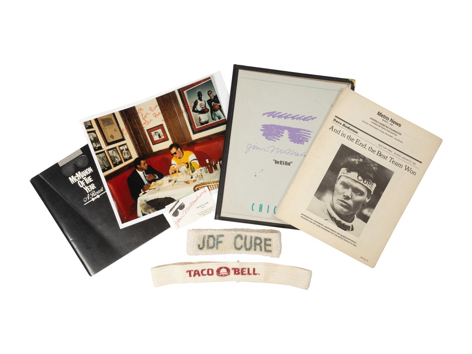 A Group of Jim McMahon Advertising Items from The Collection of Sports Super Agent Steve Zucker,