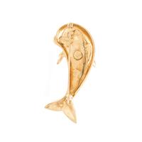 Frank J. Golden, Yellow Gold Dolphin Brooch