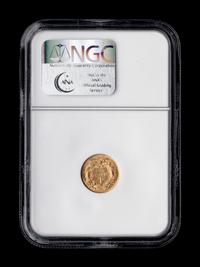 An 1862 Indian Princess $1 Gold Coin (NGC MS62)